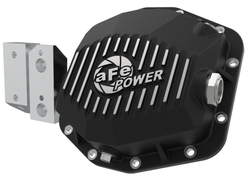 aFe Street Series Rear Differential Cover Black w/Machined Fins 20+ Jeep Gladiator JT (Dana M220) - DTX Performance