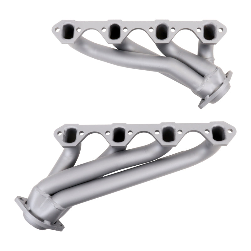 BBK 79-93 Mustang 351 Swap Shorty Unequal Length Exhaust Headers - 1-5/8 Titanium Ceramic - DTX Performance