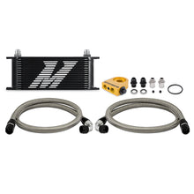 Load image into Gallery viewer, Mishimoto Universal Thermostatic Oil Cooler Kit 16-Row Black - DTX Performance