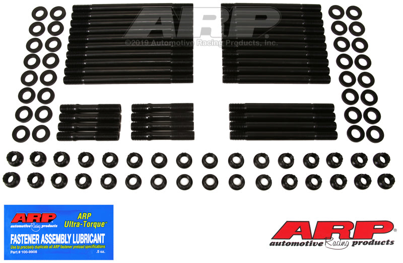 ARP Chevy Big Block MKIV w/ Merlin Heads 10 long Exhaust Stud Undercut 12pt Head Stud Kit - DTX Performance