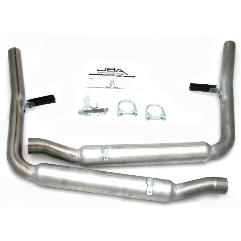 JBA 65-70 Ford Mustang 260-428 409SS GT350R Style Dual Side Header Back Exhaust - DTX Performance