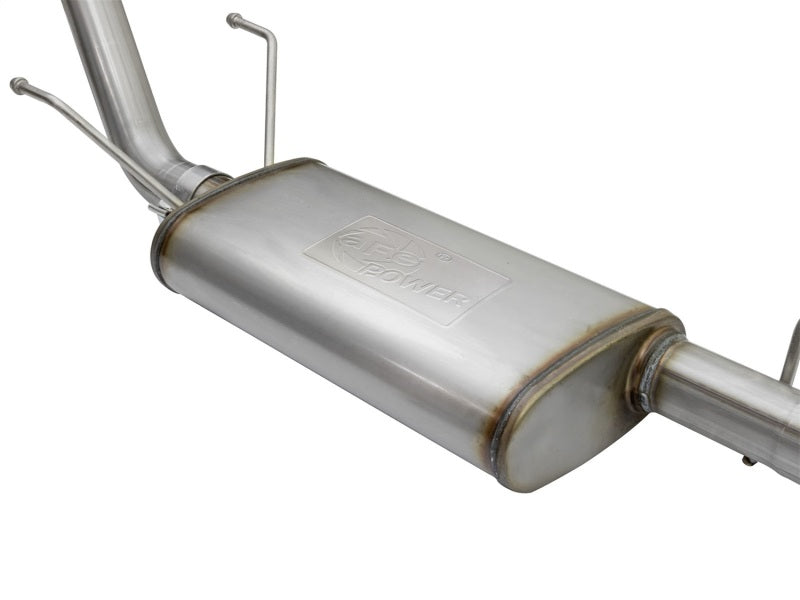 aFe MACHForce XP Cat Back SS Exhausts  Black Tips 05-12 Toyota Tacoma L4-2.7L - DTX Performance