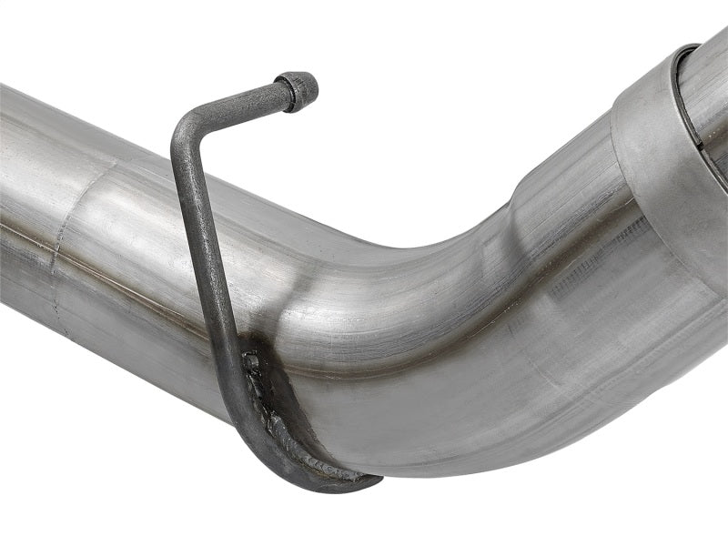 aFe Victory Series 4in 409-SS DPF-Back Exhaust w/ Dual Black Tips 2017 GM Duramax V8-6.6L(td) L5P - DTX Performance