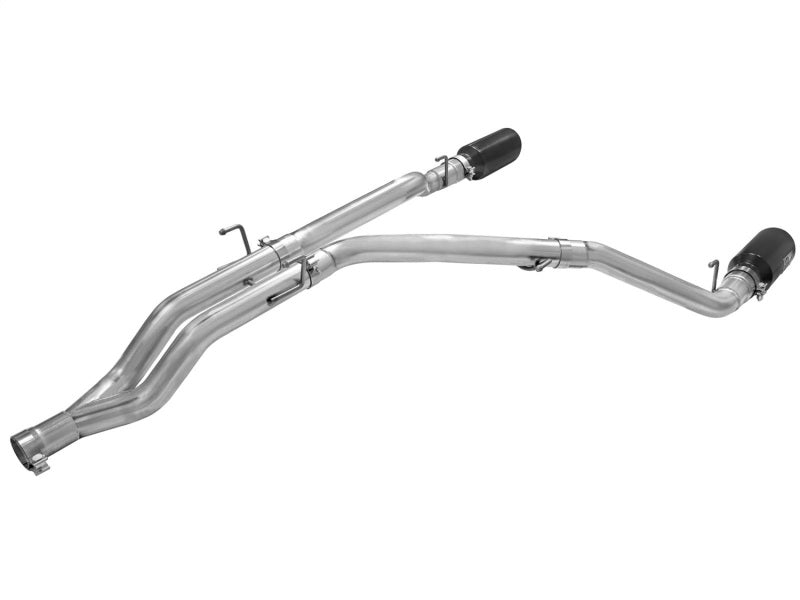 aFe MACHForce XP DPF-Back Exhaust 3in SS w/ 6in Black Tips 2014 Dodge Ram 1500 V6 3.0L EcoDiesel - DTX Performance