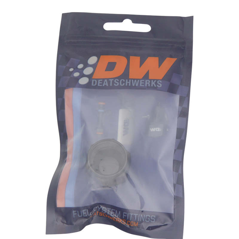 DeatschWerks 10AN Female Flare Cap - Anodized Matte Black - DTX Performance