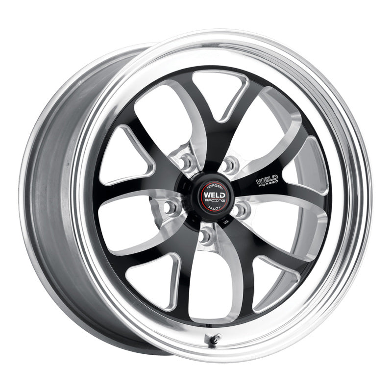 Weld S76 15x4 / 5x4.5 BP / 1.63in. BS Black Wheel (Low Pad) - Non-Beadlock - DTX Performance