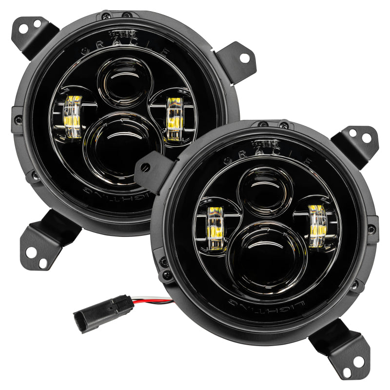 Oracle Jeep Wrangler JL/Gladiator JT 7in. High Powered LED Headlights (Pair) - No Halo - DTX Performance