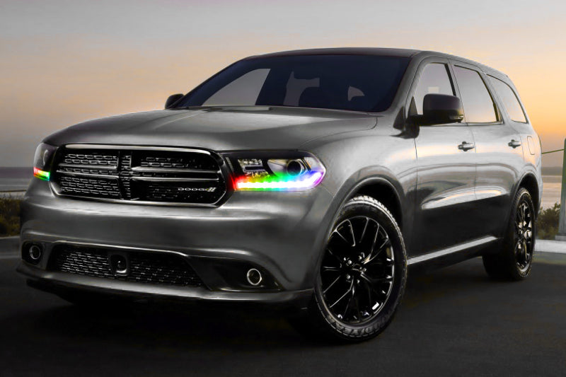 Oracle 16-20 Dodge Durango Dynamic RGB Headlight DRL Upgrade Kit - ColorSHIFT - Dynamic - DTX Performance