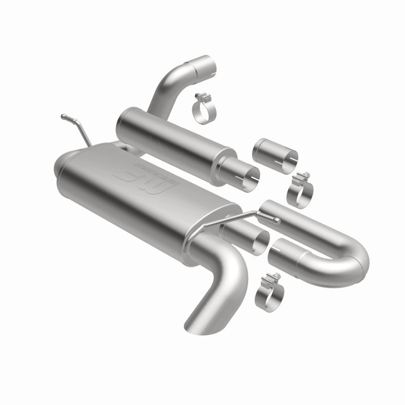 MagnaFlow 18-23 Jeep Wrangler JL 2.0L/3.6L Overland Series Axle-Back Exhaust - DTX Performance