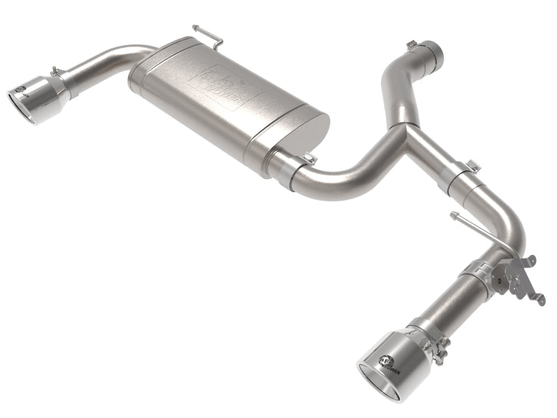 aFe 15-21 BMW X1 F48 L4 2.0L (t) MACH Force-Xp 3 to 2-1/2 IN SS Axle-Back Exhaust w/Polished Tip - DTX Performance