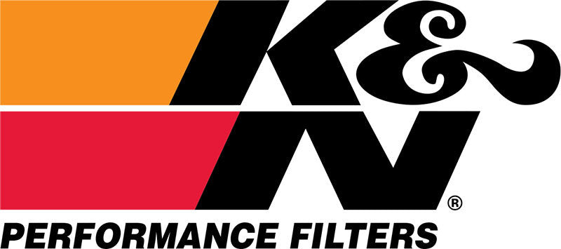 K&N Round - Red - Size 14in - 5.125in Neck Flange x 4.875in O/A H Flow Control Custom Assembly - DTX Performance