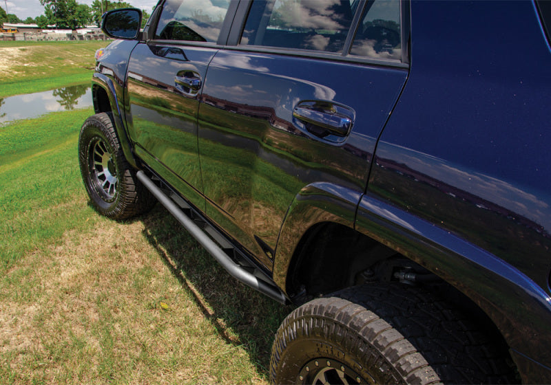 N-Fab Trail Slider Steps 15-20 Chevy/GMC Colorado/Canyon Crew Cab All Beds - SRW - Textured Black - DTX Performance