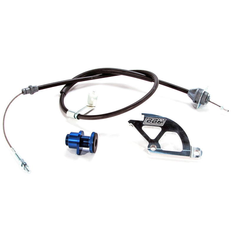 BBK 79-95 Mustang Adjustable Clutch Quadrant Cable And Firewall Adjuster Kit - DTX Performance