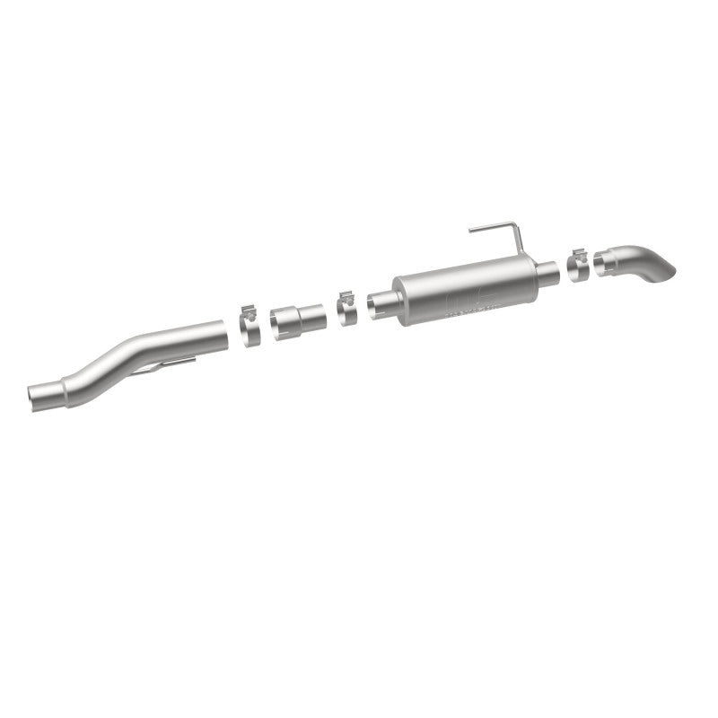 MagnaFlow Cat-Back, SS, 2.5/3in, Turn Down In Front Rear Tire 2015 Ford F150 5.0L V8 Ext Cab - DTX Performance