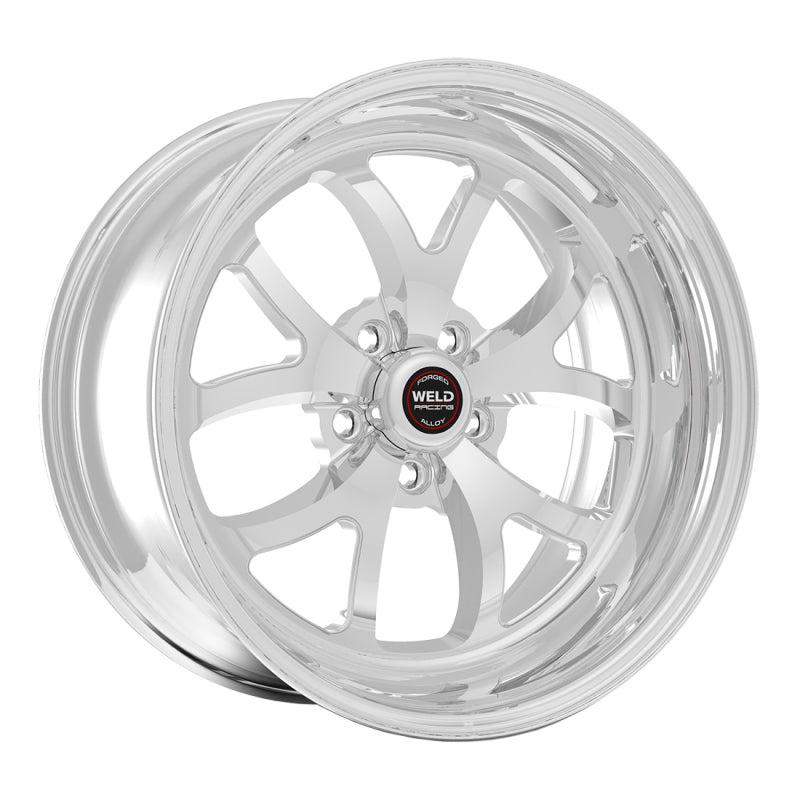 Weld S76 20x7 / 5x115mm BP / 4.3in. BS (+8 Offset) Polished Wheel - DTX Performance