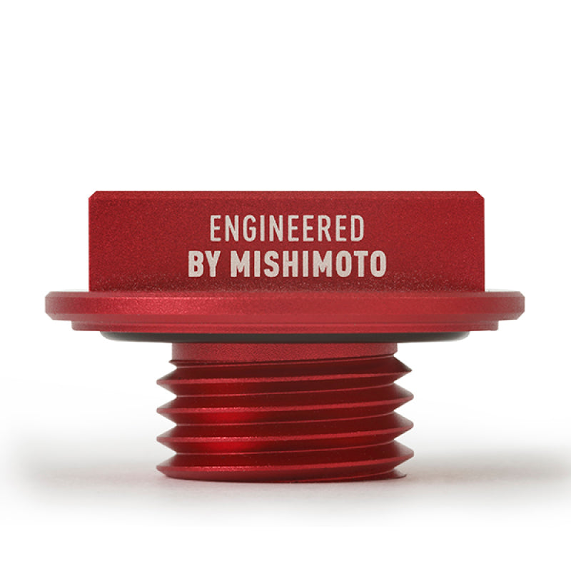 Mishimoto 87-01 Ford Mustang Hoonigan Oil Filler Cap - Red - DTX Performance