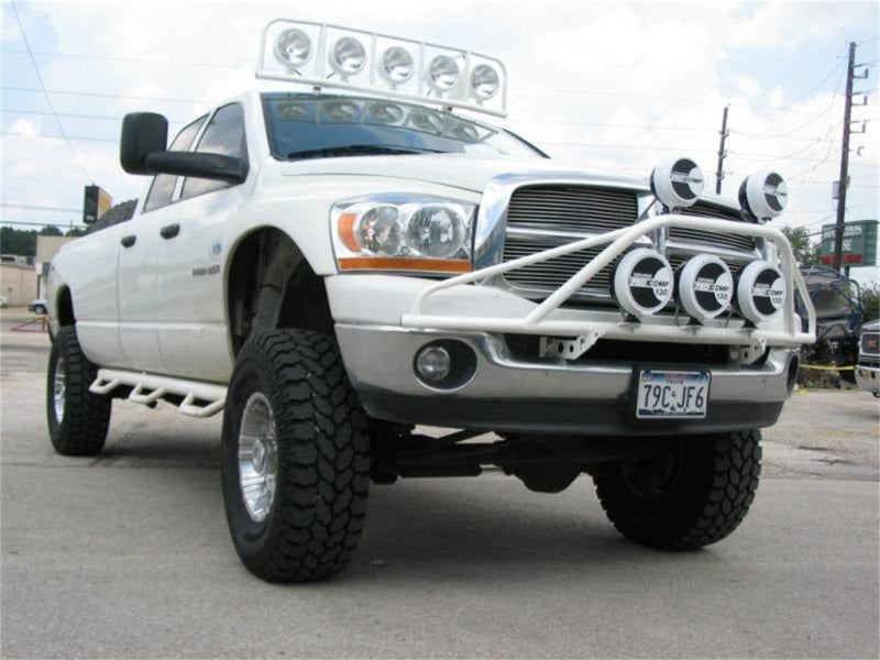 N-Fab Nerf Step 02-08 Dodge Ram 1500/2500/3500 Quad Cab 8ft Bed - Gloss Black - Bed Access - 3in - DTX Performance