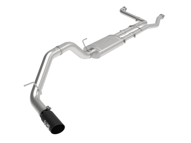 aFe MACHForce XP Exhausts Cat-Back SS-409 Nissan Titan XD 16-19 V8-5.6L - Black - DTX Performance