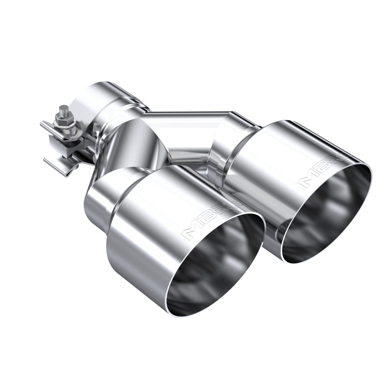 MBRP Universal T304 SS Dual Tip 4in OD/2.5in Inlet - DTX Performance