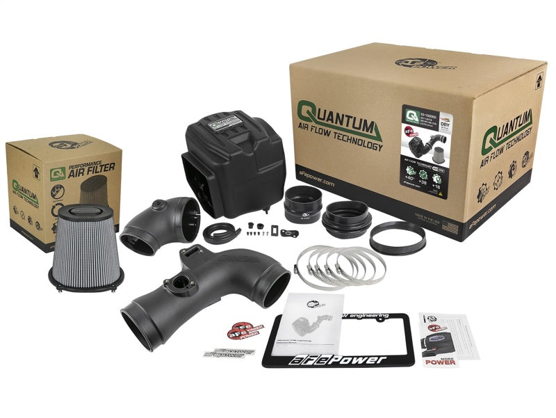 aFe Quantum Pro DRY S Cold Air Intake System 11-16 GM/Chevy Duramax V8-6.6L LML - Dry - DTX Performance