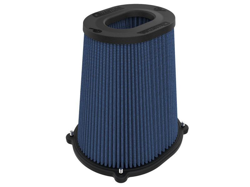 aFe Quantum Pro-5 R Air Filter Inverted Top - 5.5inx4.25in Flange x 9in Height - Oiled P5R - DTX Performance