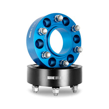 Load image into Gallery viewer, Mishimoto Borne Off-Road Wheel Spacers - 6x139.7 - 106 - 25mm - M12 - Blue - DTX Performance