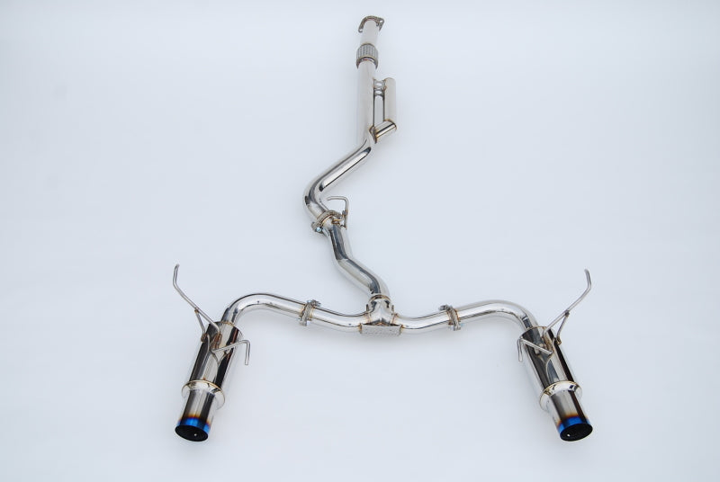 Invidia 2022+ Subaru WRX N1 Twin Outlet Single Layer Tip Cat-Back Exhaust - DTX Performance