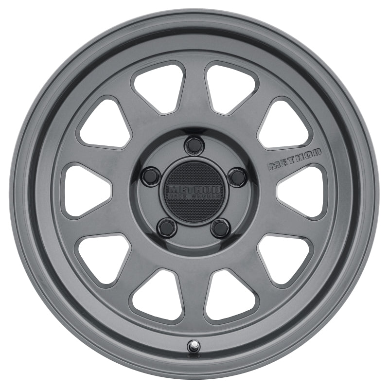 Method MR316 17x8.5 0mm Offset 5x5 71.5mm CB Gloss Titanium Wheel - DTX Performance