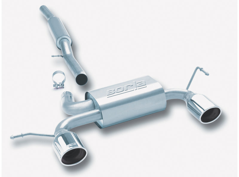 Borla 01-06 Audi TT Quattro 1.8T 225HP MT AWD 2dr Single Split Rear Exit SS Catback Exhaust - DTX Performance