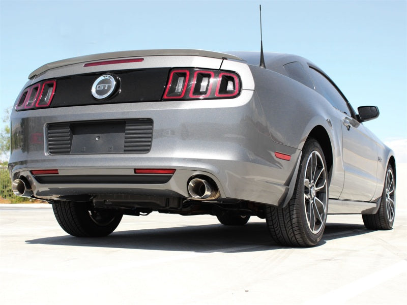 aFe MACHForce XP Exhaust 11-14 Ford Mustang GT V8-5.0L 3in. Stainless Steel Axle-Back w/Black Tips - DTX Performance