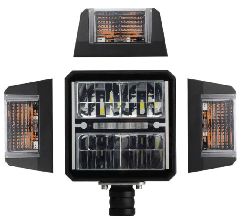 Oracle Lighting Multifunction LED Plow Headlight with Heated Lens 5700K - DTX Performance