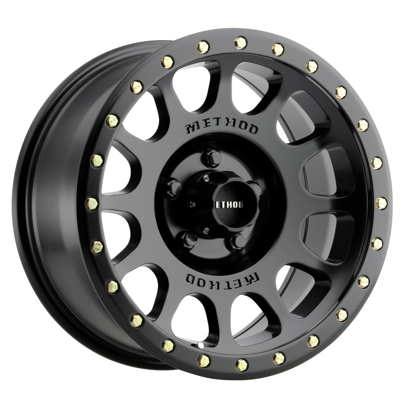 Method MR305 NV 20x10 -18mm Offset 5x5 94mm CB Matte Black Wheel - DTX Performance