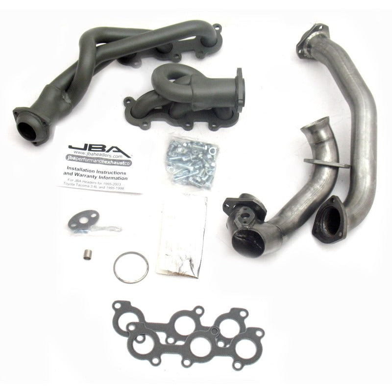 JBA 01-04 Toyota 3.4L V6 w/o EGR 1-1/2in Primary Ti Ctd Cat4Ward Header - DTX Performance