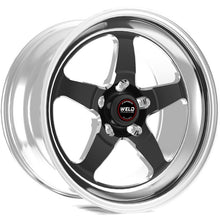 Load image into Gallery viewer, Weld S71 17x10.5 / 5x115mm BP / 5.7in. BS Black Wheel (High Pad) - Non-Beadlock - DTX Performance