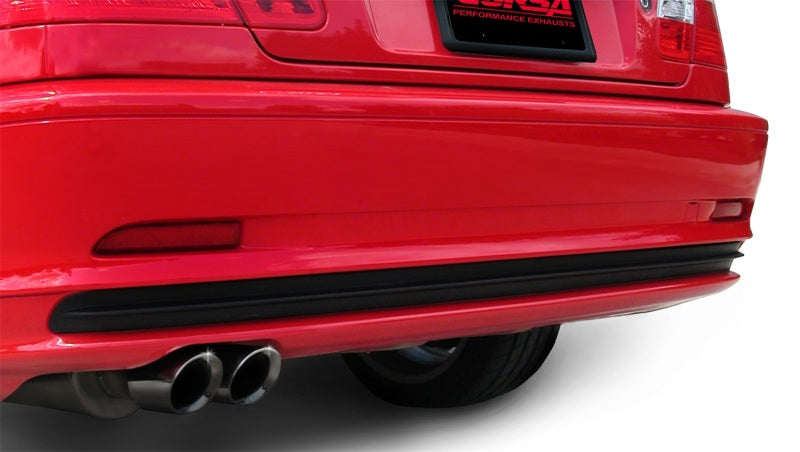 Corsa 01-06 BMW 325i/ci Convertible E46 Black Sport Axle-Back Exhaust - DTX Performance