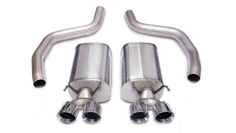 Corsa 06-13 Chevrolet Corvette C6 Z06 7.0L V8 Polished Sport Axle-Back Exhaust - DTX Performance