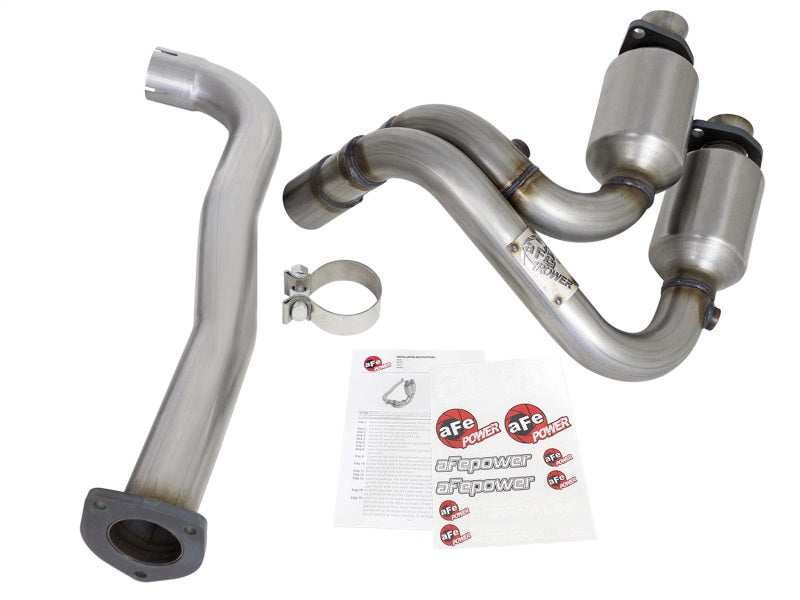 aFe Power Direct Fit Catalytic Converter Replacements Front 00-03 Jeep Wrangler (TJ) I6-4.0L - DTX Performance