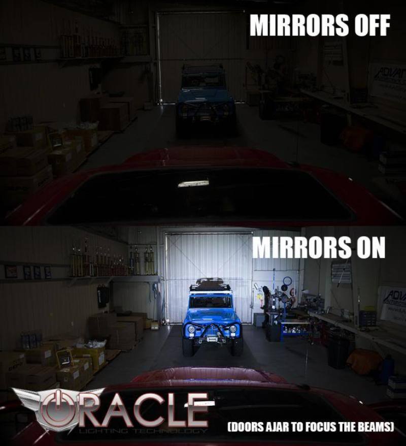 Oracle 09-14 Ford F150/Raptor Off-Road Mirrors - 6000K - DTX Performance