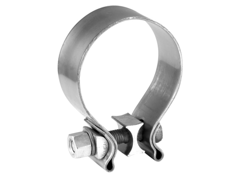 Borla Universal 2.25in (57mm) Stainless Steel Half Moon Clamp - DTX Performance