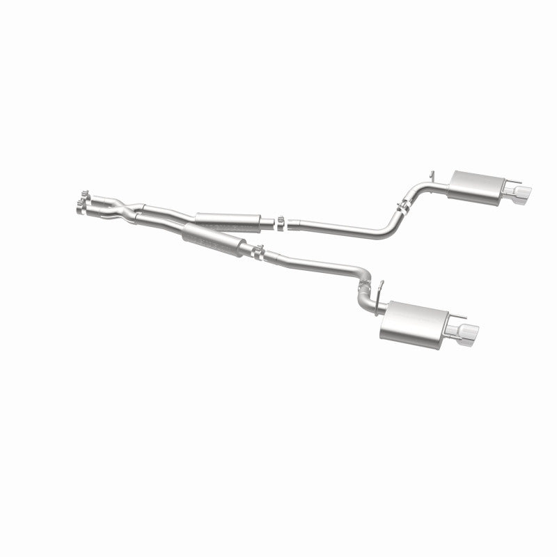 MagnaFlow 10-12 Cadillac CTS V6 3.0L (Exc AWD) Dual Split Rear Exit Stainless Cat Back Perf Exhaust - DTX Performance