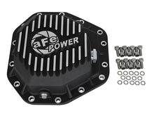 Load image into Gallery viewer, aFe Power Pro Series Rear Differential Cover Black w/Machined Fins 17-19 Ford Diesel Trucks V8-6.7L - DTX Performance