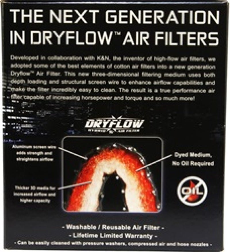 AEM Aif Filter, 3inFLG/ 5inOD/ 6-1/2inH Dry Flow - DTX Performance