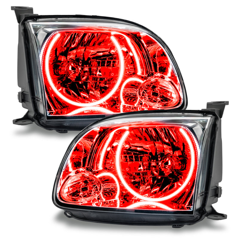 Oracle Lighting 05-06 Toyota Tundra Regular/Accessible Cab Pre-Assembled LED Halo Headlights -Red - DTX Performance