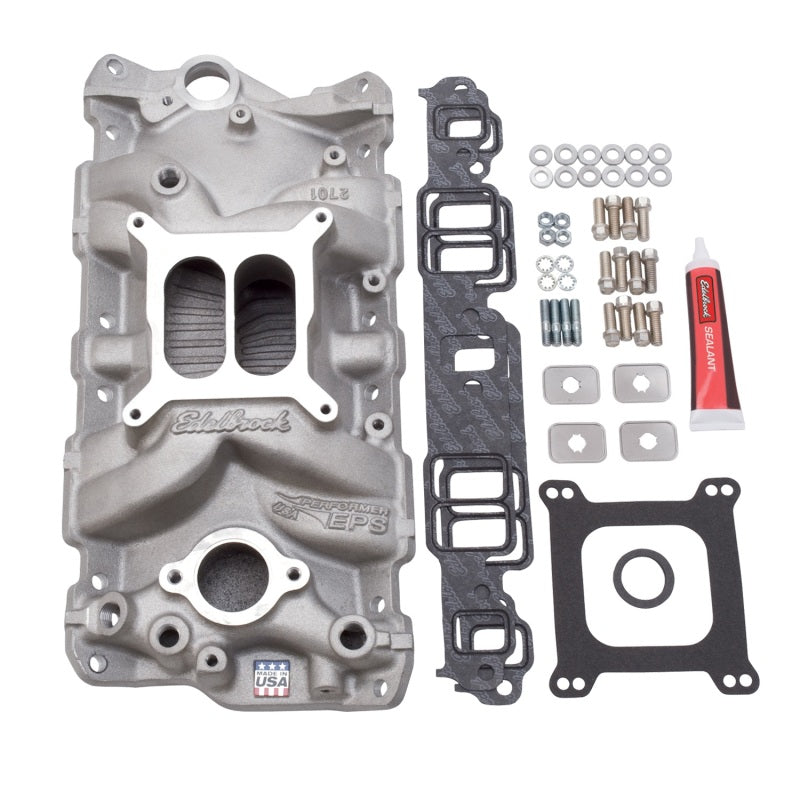 Edelbrock Manifold Installation Kit Performer Eps SBC 1957-1986 Natural Finish - DTX Performance