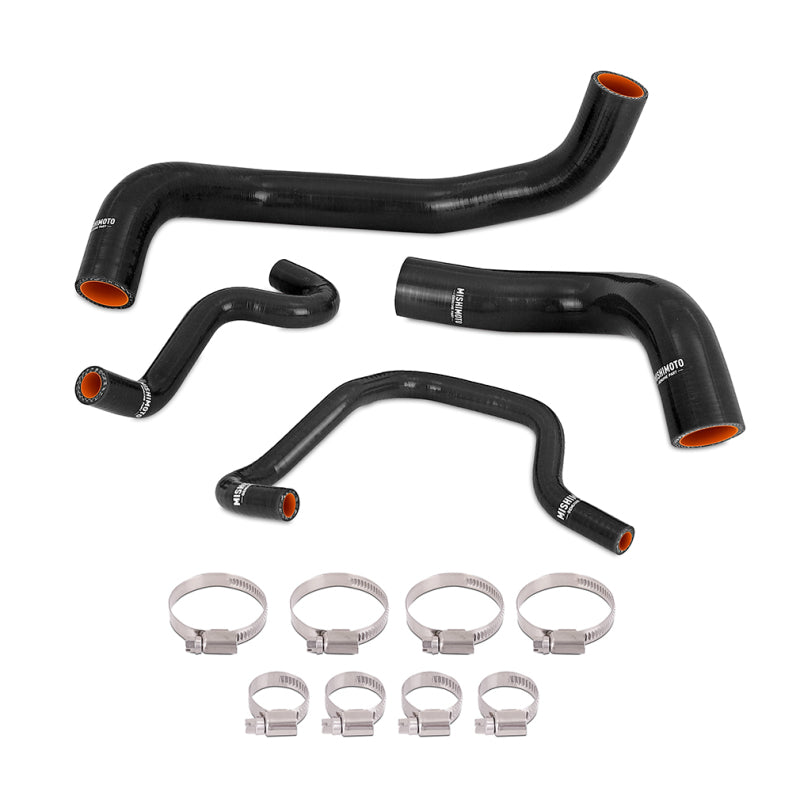 Mishimot 16+ Infiniti Q50/Q60 3.0T Silicone Coolant Hose Kit - Black - DTX Performance