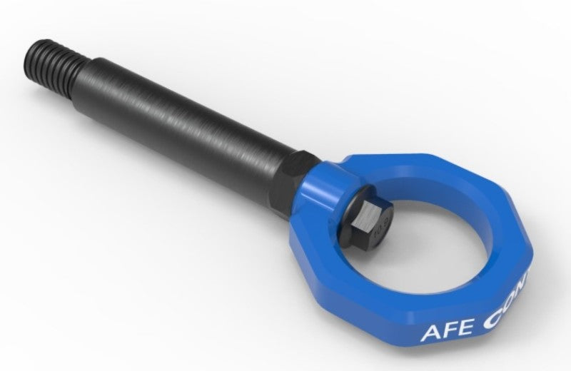 aFe Control Rear Tow Hook Blue BMW F-Chassis 2/3/4/M - DTX Performance