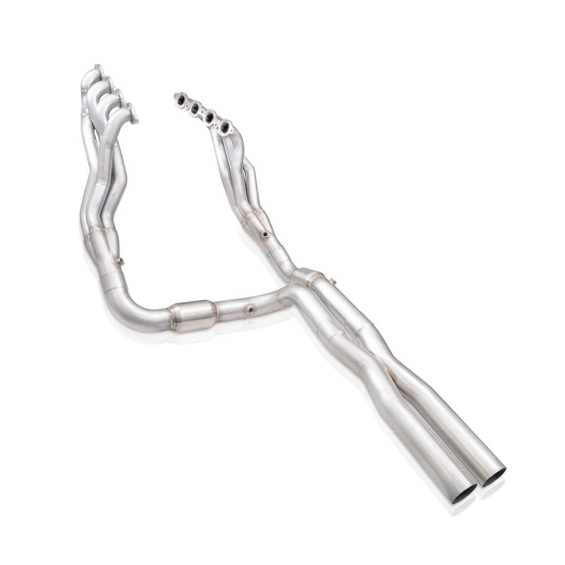 Stainless Works 15-19 Chevrolet Tahoe 6.2L Headers 1-7/8in Primaries High-Flow Cats 3in Leads X-Pipe - DTX Performance