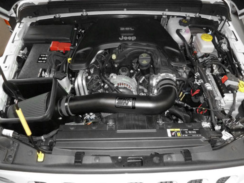 K&N 2018 Jeep Wrangler JL V6-3.6L F/I Blackhawk Performance Intake Kit (No Jeep Grand Cherokee) - DTX Performance