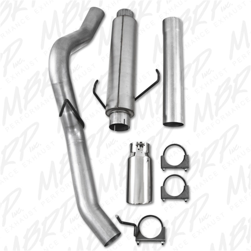 MBRP 2004.5-2007 Dodge 2500/3500 Cummins 600/610 Cat Back Single Side - DTX Performance