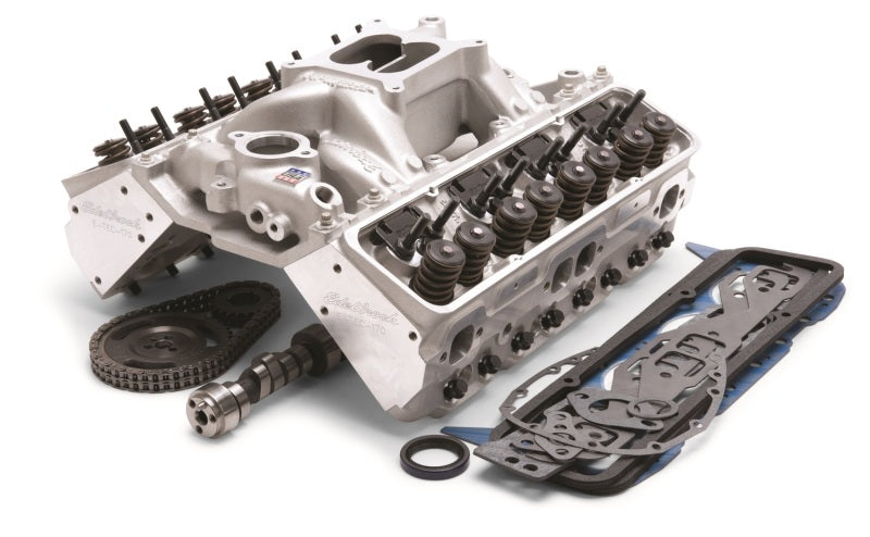 Edelbrock 435Hp Total Power Package Top-End Kit for Use On 1987 And Later SB-Chevy w/ Oe Lifters - DTX Performance